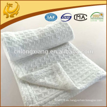 Venta caliente y manta térmica tejida de la galleta del 100% algodón al por mayor de la alta calidad para el bebé